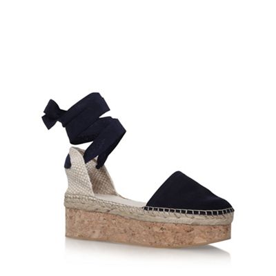 Carvela Blue 'Kupkake' high heel wedge sandal